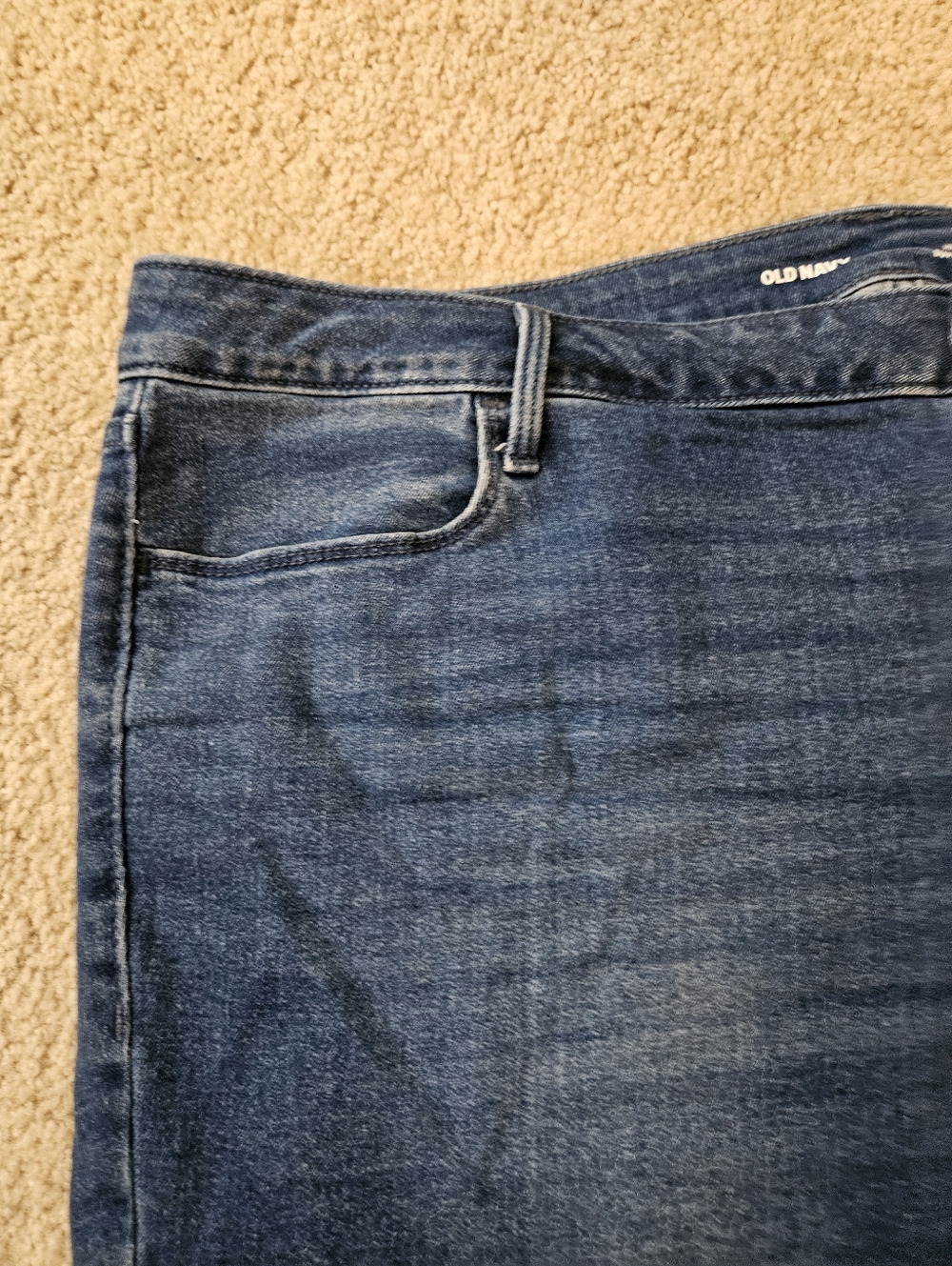 Old Navy High Rise Wow Super Skinny Dark Blue Women's Jeans Size 22 - Picture 9 of 10